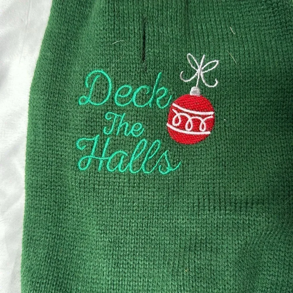 Ellen Degeneres ED “Deck The Halls” Dog Sweater. Size Medium.